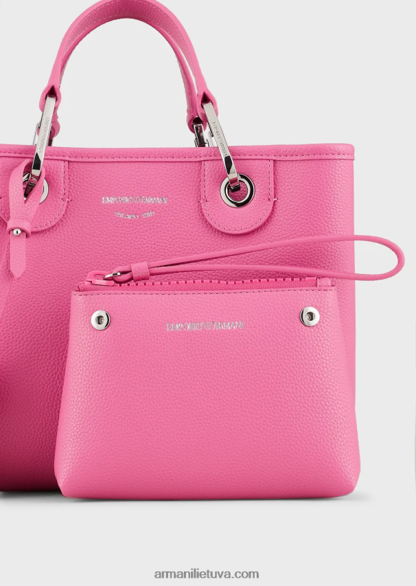 moterys fuksija Armani myea maišelis mažas pirkėjo krepšys su elnio raštu 02482X665
