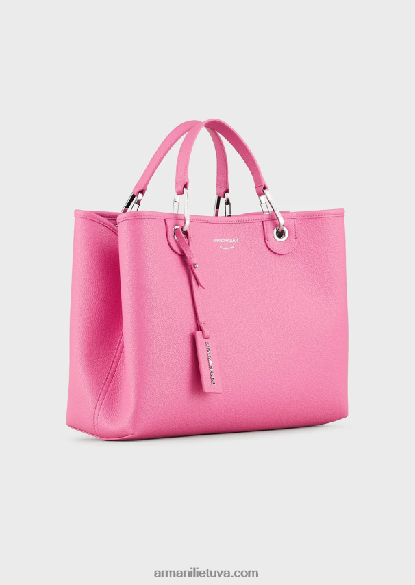 moterys fuksija Armani vidutinio myea pirkėjo krepšys su elnio raštu 02482X685