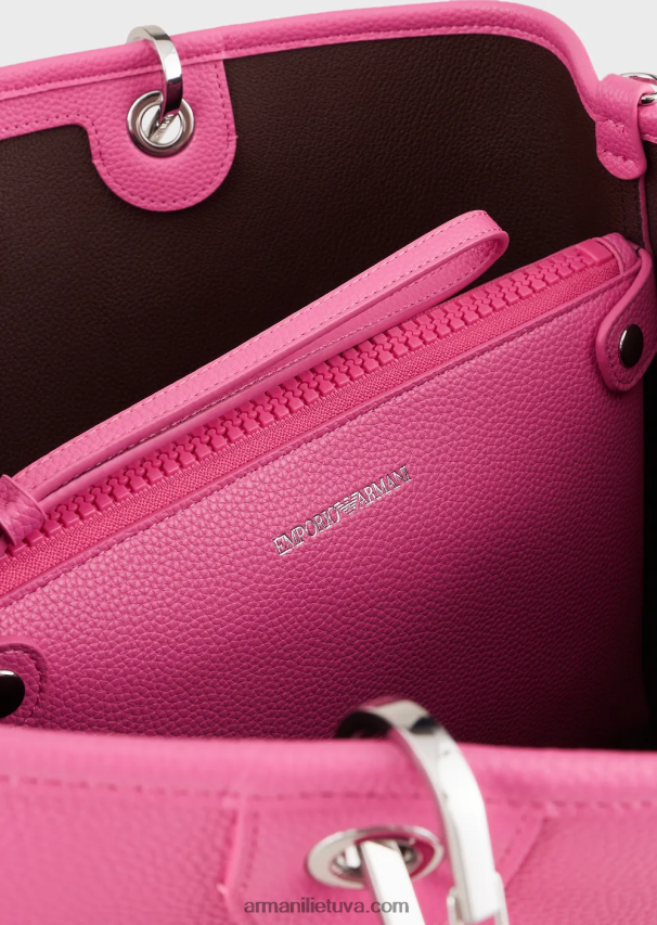 moterys fuksija Armani vidutinio myea pirkėjo krepšys su elnio raštu 02482X685