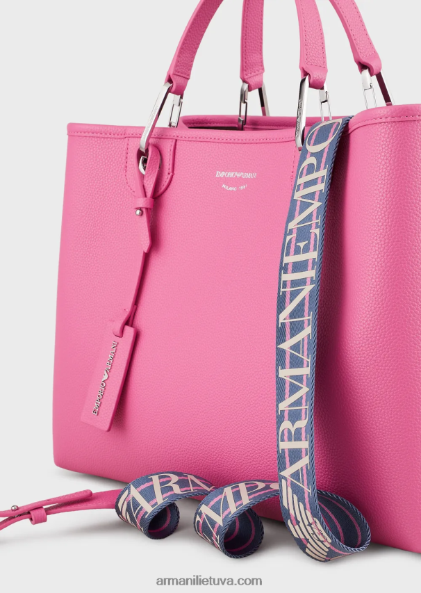 moterys fuksija Armani vidutinio myea pirkėjo krepšys su elnio raštu 02482X685