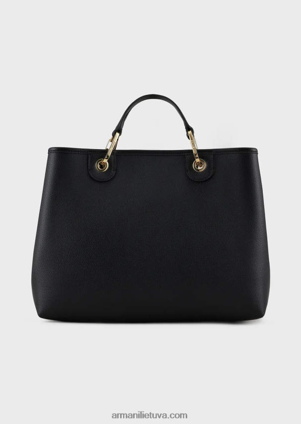 moterys giliai juoda Armani vidutinio myea pirkėjo krepšys su elnio raštu 02482X672