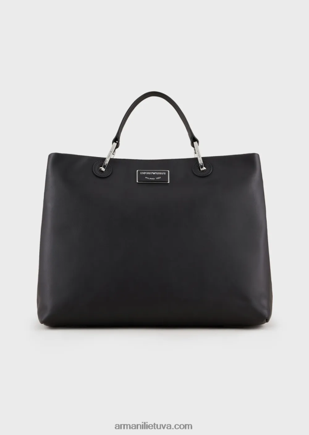 moterys juodas Armani Ekologiškos odos vidutinis myea krepšys pirkėjui 02482X716