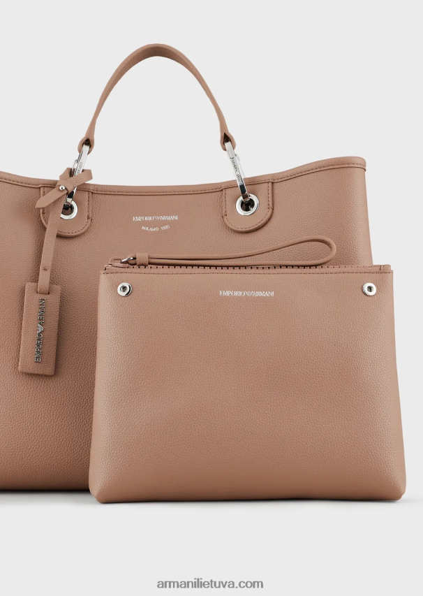 moterys kupranugaris Armani vidutinio myea pirkėjo krepšys su elnio raštu 02482X684