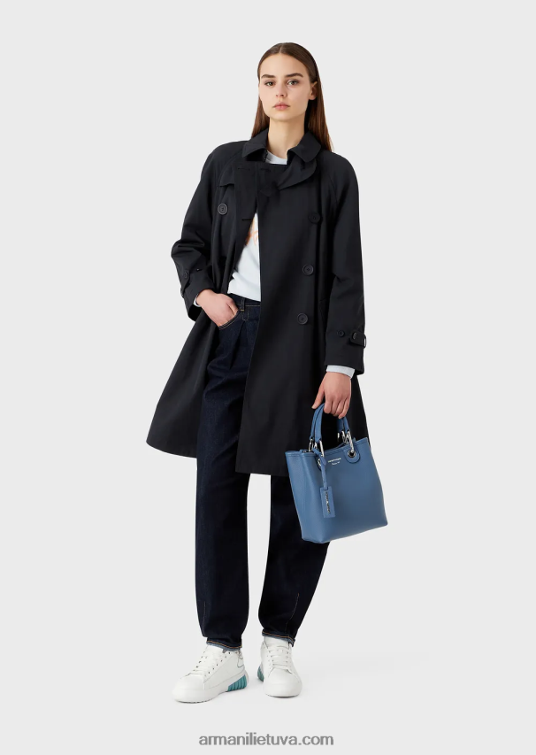 moterys mėlyna Armani elnio rašto myea vertikalus pirkėjo krepšys 02482X694