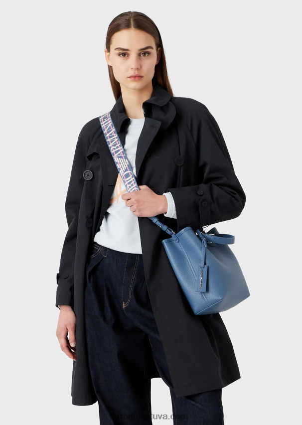 moterys mėlyna Armani elnio rašto myea vertikalus pirkėjo krepšys 02482X694