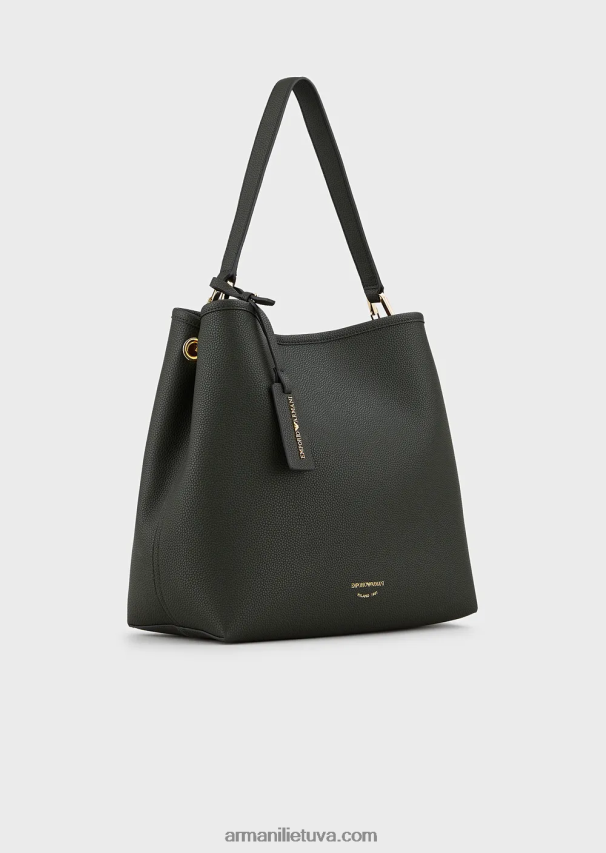 moterys miškas žalias Armani myea pečių krepšys su elnio raštu 02482X697