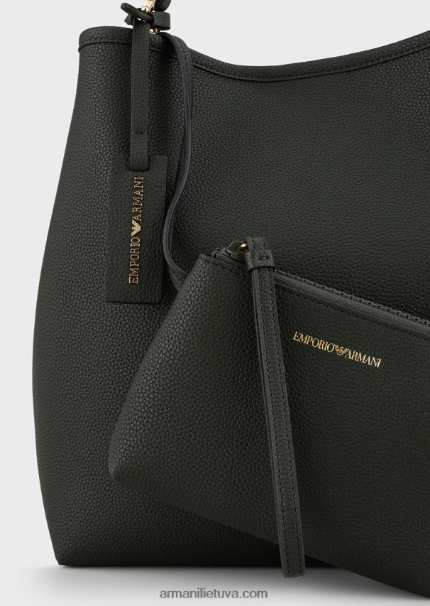 moterys miškas žalias Armani myea pečių krepšys su elnio raštu 02482X697