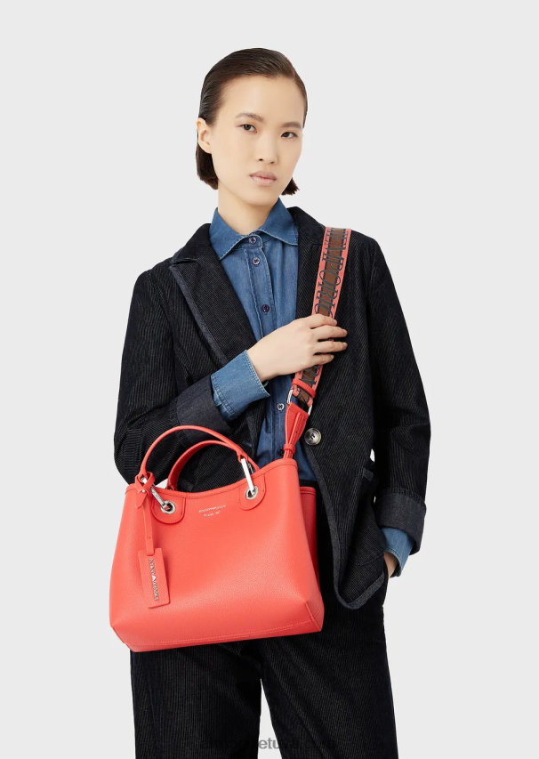 moterys oranžinė Armani myea maišelis mažas pirkėjo krepšys su elnio raštu 02482X662