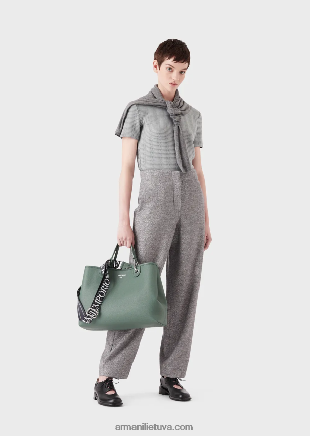 moterys oranžinė Armani vidutinio myea pirkėjo krepšys su elnio raštu 02482X682