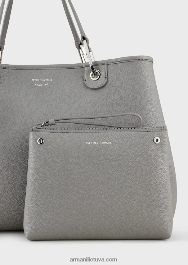 moterys pilka Armani didelis myea pirkėjo krepšys su elnio raštu 02482X690