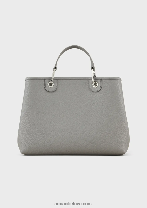 moterys pilka Armani vidutinio myea pirkėjo krepšys su elnio raštu 02482X679