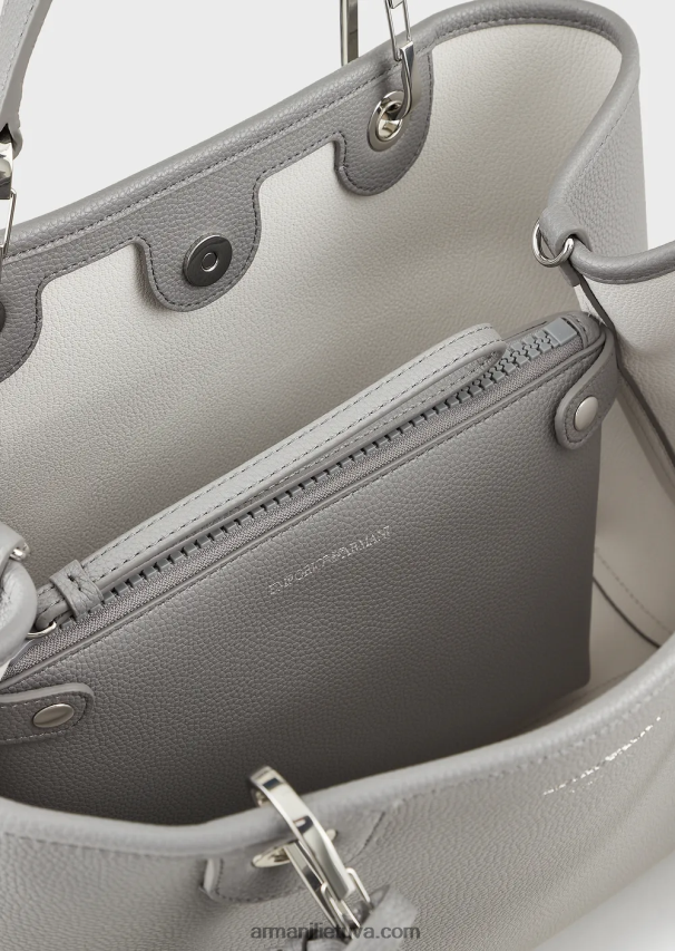 moterys pilka Armani vidutinio myea pirkėjo krepšys su elnio raštu 02482X679