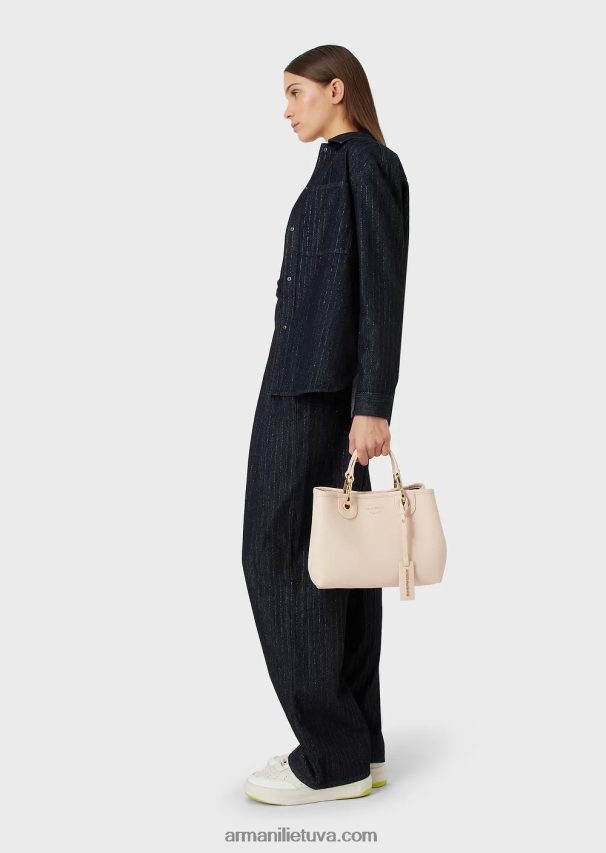 moterys pudra rausva Armani myea maišelis mažas pirkėjo krepšys su elnio raštu 02482X657