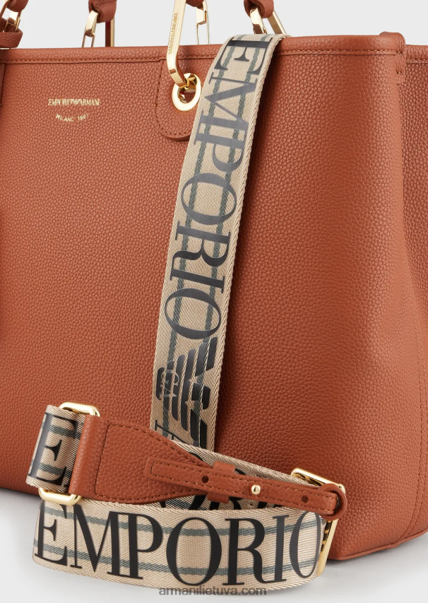 moterys pudra rausva Armani vidutinio myea pirkėjo krepšys su elnio raštu 02482X677