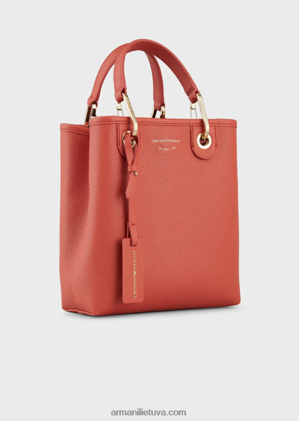 moterys rudas Armani elnio rašto myea vertikalus pirkėjo krepšys 02482X693
