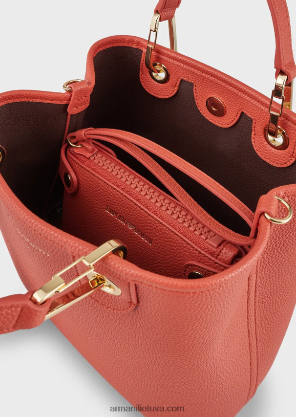 moterys rudas Armani elnio rašto myea vertikalus pirkėjo krepšys 02482X693