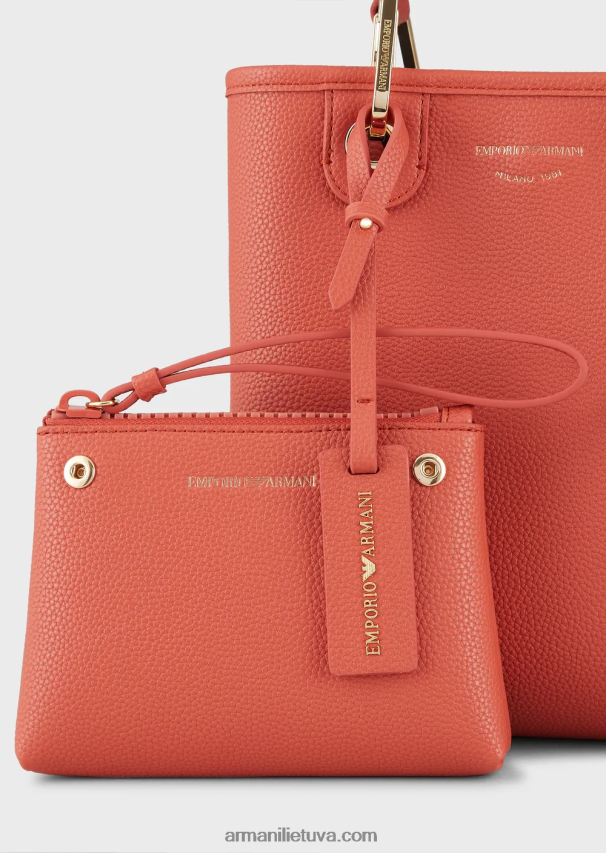 moterys rudas Armani elnio rašto myea vertikalus pirkėjo krepšys 02482X693