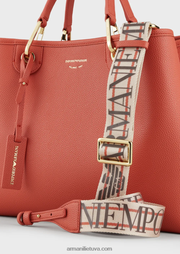 moterys rudas Armani vidutinio myea pirkėjo krepšys su elnio raštu 02482X676