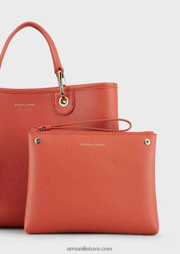 moterys rudas Armani vidutinio myea pirkėjo krepšys su elnio raštu 02482X676
