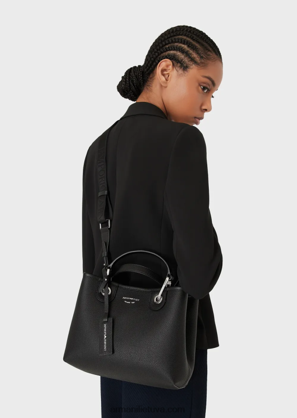 moterys tamsiai mėlyna Armani myea maišelis mažas pirkėjo krepšys su elnio raštu 02482X663