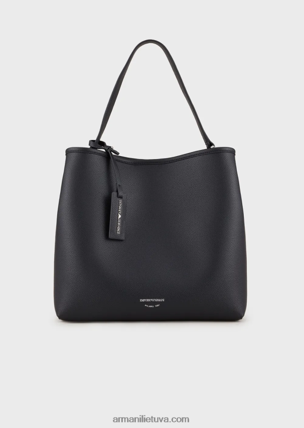 moterys tamsiai mėlyna Armani myea pečių krepšys su elnio raštu 02482X698