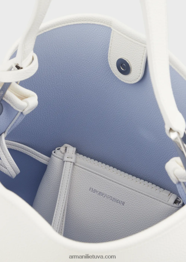 moterys tamsiai mėlyna Armani myea pečių krepšys su elnio raštu 02482X698