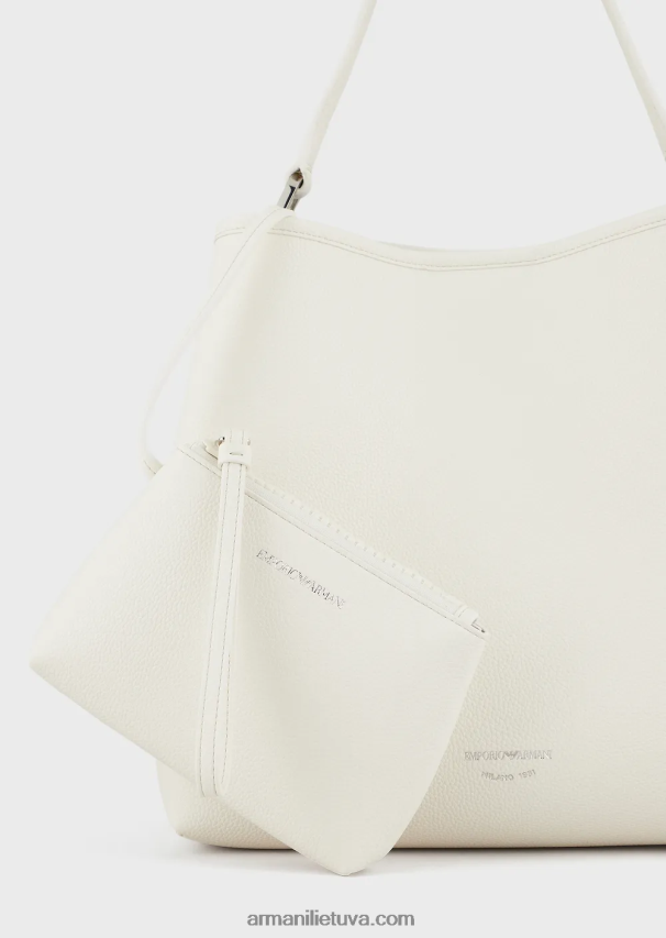 moterys tamsiai mėlyna Armani myea pečių krepšys su elnio raštu 02482X698