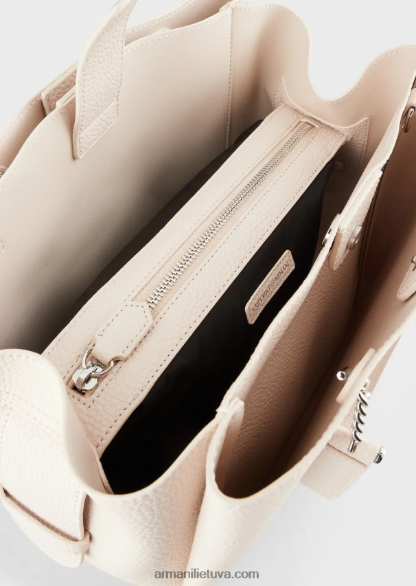 moterysArmani palmellato odos efekto pirkėjo krepšys su erelio žavesiu 02482X731