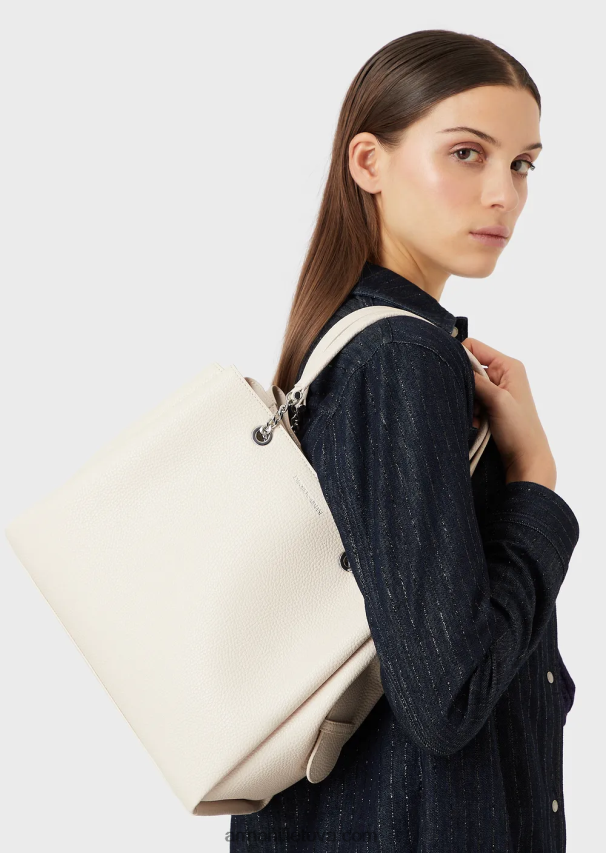 moterysArmani palmellato odos efekto pirkėjo krepšys su erelio žavesiu 02482X731