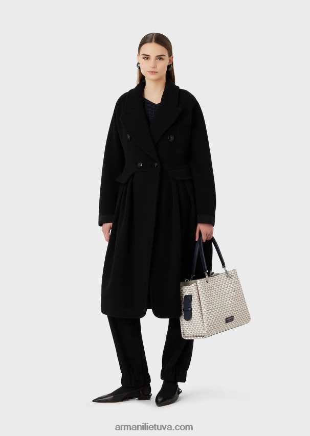 moterys mėlynas logotipas Armani visas erelis pirkėjo krepšys su erelio žavesiu 02482X723