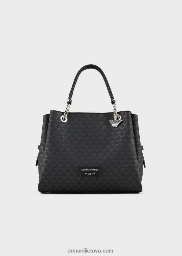 moterys modelis Armani visa erelio rankinė su erelio žavesiu 02482X733