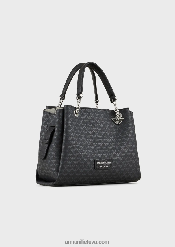 moterys modelis Armani visa erelio rankinė su erelio žavesiu 02482X733