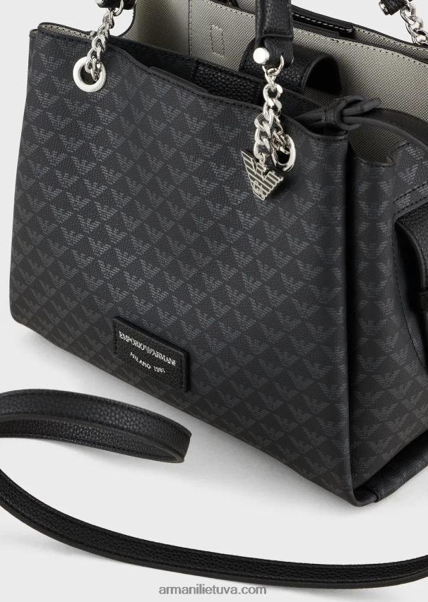 moterys modelis Armani visa erelio rankinė su erelio žavesiu 02482X733