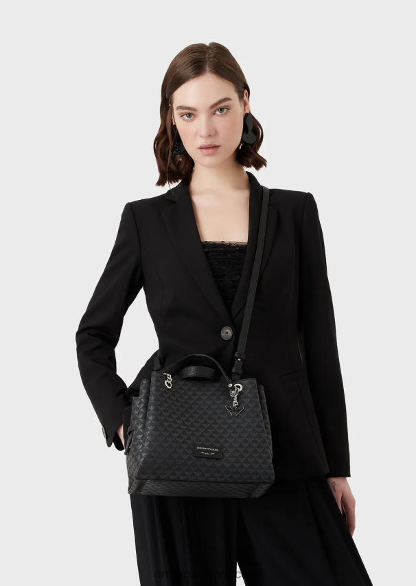 moterys modelis Armani visa erelio rankinė su erelio žavesiu 02482X733