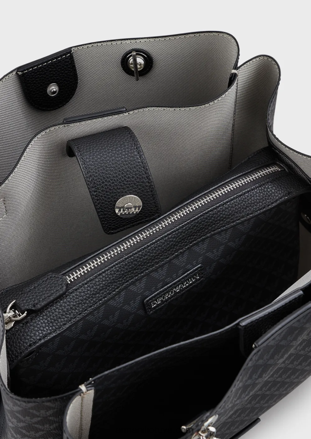 moterys modelis Armani visas erelis pirkėjo krepšys su erelio žavesiu 02482X724