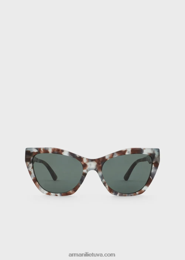 moterys žalias Armani katės akių akiniai nuo saulės 02482X933