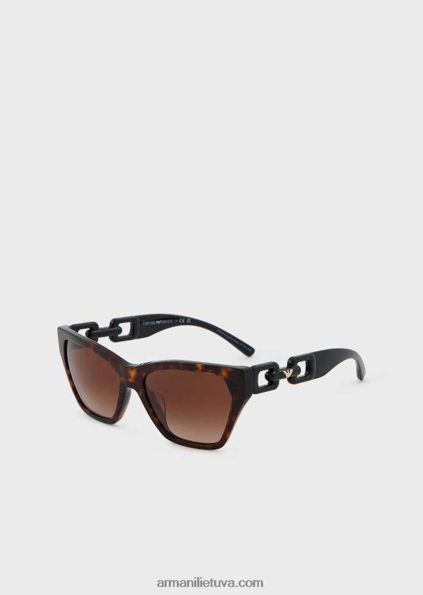 moterys modelis Armani katės akių akiniai nuo saulės 02482X975