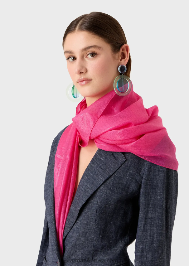 moterysArmani laminuoto šilko vienos rankovės gūžčiojimas pečiais 02482X872