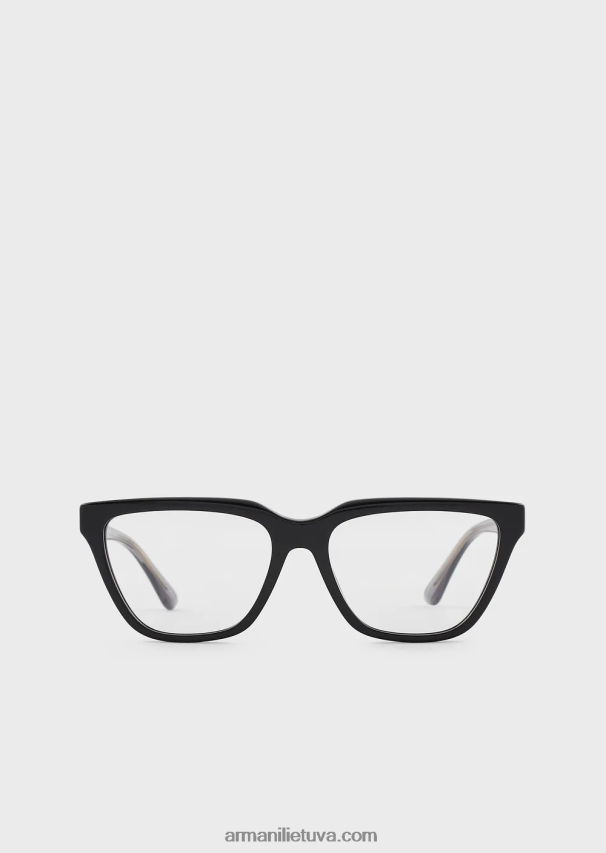 moterys juodas Armani katės akių akiniai 02482X916