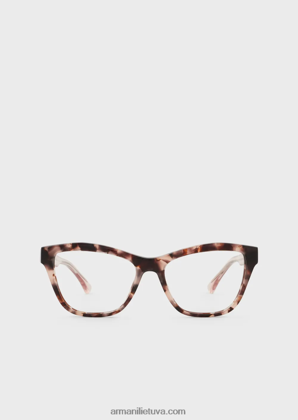moterys rožinis Armani katės akių akiniai 02482X914