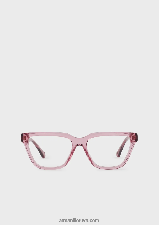 moterys rožinis Armani katės akių akiniai 02482X917