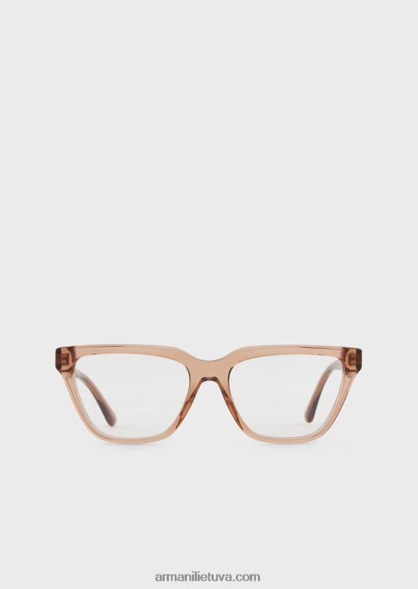 moterys rudas Armani katės akių akiniai 02482X915