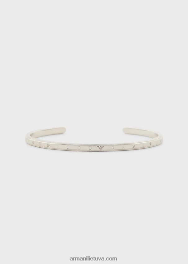 moterys sidabras Armani sterlingo sidabro rankogalių apyrankė 02482X853