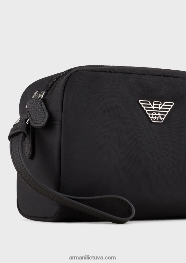 moterysArmani Kelionių reikmenų maža skalbimo krepšys iš perdirbto nailono 02482X910