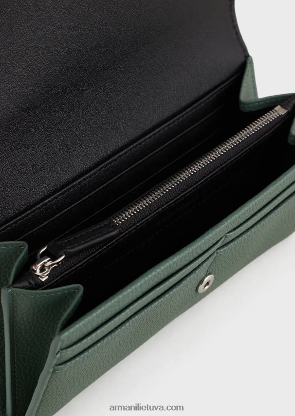 moterys žalias Armani myea piniginė su elnio raštu 02482X887