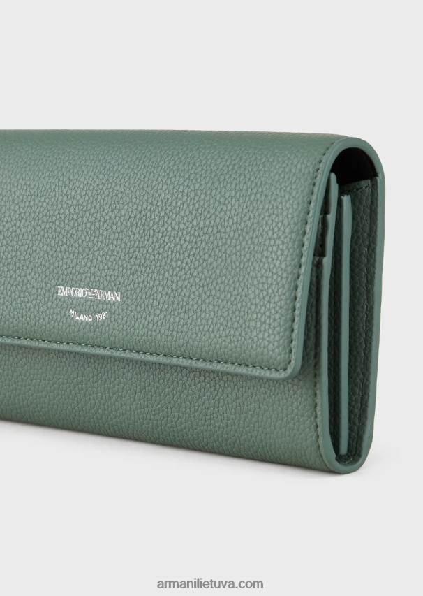 moterys žalias Armani myea piniginė su elnio raštu 02482X887