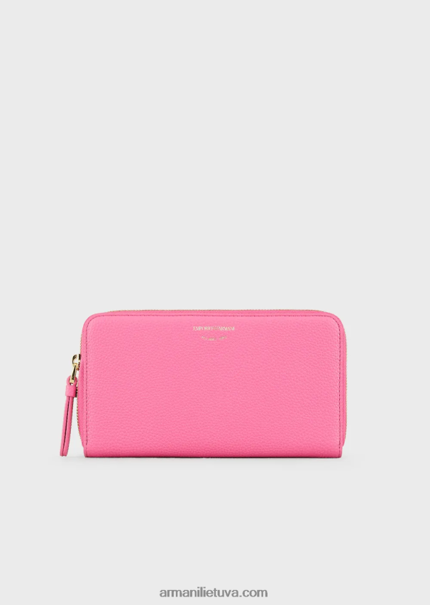 moterys fuksija Armani elnio raštų myea piniginė su užtrauktuku 02482X903