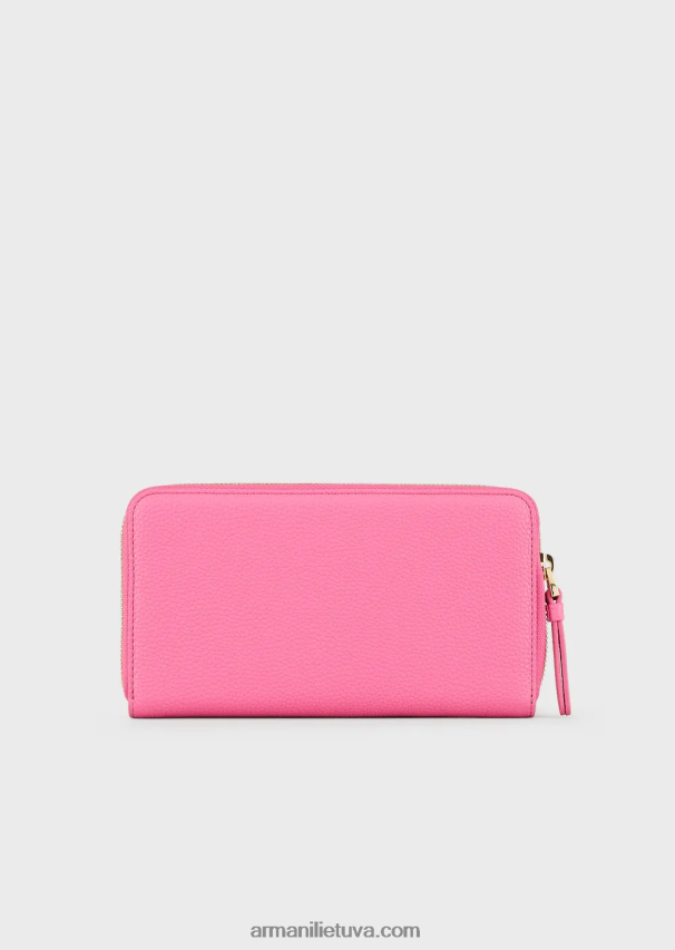 moterys fuksija Armani elnio raštų myea piniginė su užtrauktuku 02482X903