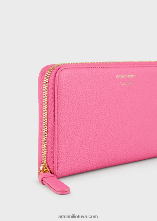 moterys fuksija Armani elnio raštų myea piniginė su užtrauktuku 02482X903