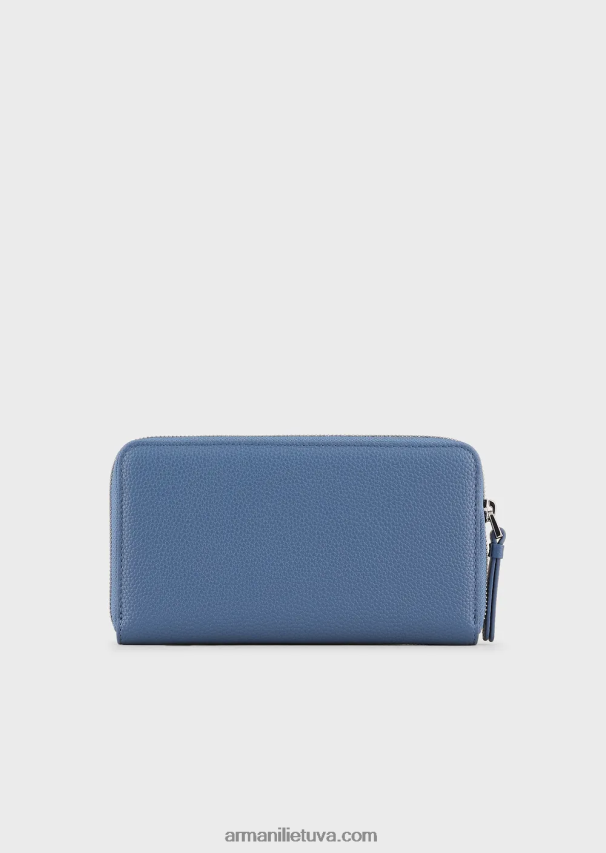 moterys mėlyna Armani elnio raštų myea piniginė su užtrauktuku 02482X886